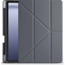Dadya Milla Ddy  Xiaomi Redmi Pad Pro 12.1 Kılıf Kalemlikli Mars Tablet Kılıfı - Koyu Gri Mil