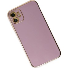 Dadya Milla Ddy  iPhone 12 Kılıf Volet Silikon - Mor Mil