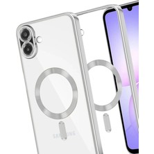 Dadya Milla Ddy  Samsung Galaxy A07 4g Kross Magneticsafe Kapak - Gümüş Mil