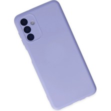 Dadya Milla Ddy  Samsung Galaxy A04S Kılıf Nano Içi Kadife Silikon - Lila Mil