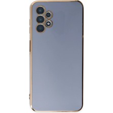 Dadya Milla Ddy  Samsung Galaxy A13 4g Kılıf Volet Silikon - Mavi Mil