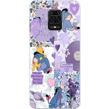 Mobilpad Xiaomi Redmi Note 9 Pro Uyumlu Baskılı Yumuşak Silikon Şeffaf Telefon Kılıfı