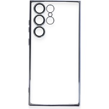 Dadya Milla Ddy  Samsung Galaxy S24 Ultra Kılıf  Lensli Silikon - Gold Mil