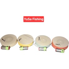 El Yapımı Vmc Iğneli 4 Adet çinekop Lüfer Takımı - Glowlu Makaronlu Stoperli Fırdöndulu Hazır Takım