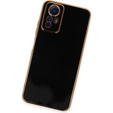 Dadya Milla Ddy  Xiaomi Redmi Note 12S Kılıf Volet Silikon - Siyah Mil