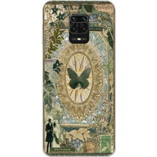 Mobilpad Xiaomi Redmi Note 9 Pro Uyumlu Baskılı Yumuşak Silikon Şeffaf Telefon Kılıfı