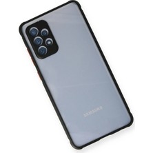 Dadya Milla Ddy  Samsung Galaxy A72 Kılıf Miami Şeffaf Silikon - Siyah Mil