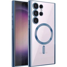 Dadya Milla Ddy  Samsung Galaxy S24 Ultra Kılıf Kross Magneticsafe Kapak - Sierra Blue Mil