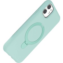 Dadya Milla Ddy  Apple iPhone 11 Regal Magsafe Standlı Kapak - Su Yeşili Mil