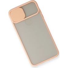 Dadya Milla Ddy  iPhone Xs Max Kılıf Palm Buzlu Kamera Sürgülü Silikon - Pembe Mil