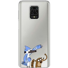 Mobilpad Xiaomi Redmi Note 9 Pro Uyumlu Baskılı Yumuşak Silikon Şeffaf Telefon Kılıfı