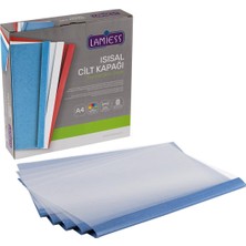 Lamiess 36 mm Mavi Isısal Cilt Kapağı 25 Adet A4 Boyutunda Kaliteli Kırtasiye Ürünü