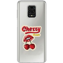 Mobilpad Xiaomi Redmi Note 9 Pro Uyumlu Baskılı Yumuşak Silikon Şeffaf Telefon Kılıfı