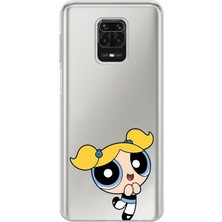 Mobilpad Xiaomi Redmi Note 9 Pro Uyumlu Baskılı Yumuşak Silikon Şeffaf Telefon Kılıfı