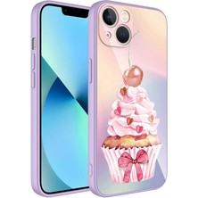 Zore iPhone 13 Uyumlu Kamera Korumalı Desenli Sert Silikon Usgn Epoksi KAPAK-NO11