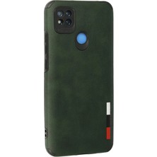 Dadya Milla Ddy  Xiaomi Redmi 9c Kılıf Loop Deri Silikon - Yeşil Mil