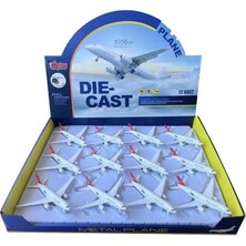 Dadya Milla Ddy HW-777-2 2809 Red Cb Işıklı Sesli Metal Yolcu Uçağı Mil