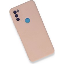 Dadya Milla Ddy  General Mobile Gm 21 Plus Kılıf Nano Içi Kadife Silikon - Pudra Mil