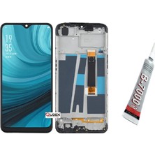 OEM Oppo Ax7  Ekran Dokunmatik Çıtalı (Siyah) B7000 Yapıştırıcı