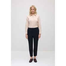 Gusto Boru Paça Kumaş Pantolon  - Lacivert