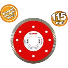 Zimak Ince Hassas Elmas Fayans Mermer Porselen Granit Kesme Diski 115 mm