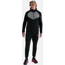 Veloria Tech Fleece Double Face Eşofman Takımı Kırmızı Logolu