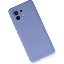 Dadya Milla Ddy  Xiaomi Mi 11 Kılıf Nano Içi Kadife Silikon - Lila Mil