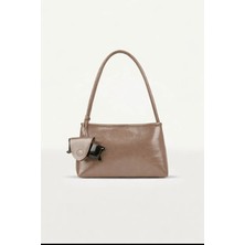 Özüm Çanta Kadın Günlük Kol ve Omuz Çantası Vizon