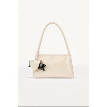 Özüm Çanta Kadın Günlük Kol ve Omuz Çantası Krem