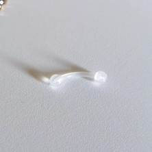 Mare Accessories Şeffaf Silikon Kaş Piercingi