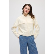Gusto Koton Bomber Ceket - Ekru