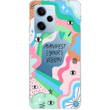 Mobilpad Xiaomi Redmi Note 12 Pro 5g Uyumlu Baskılı Yumuşak Silikon Şeffaf Telefon Kılıfı