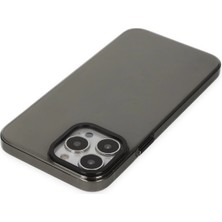 Dadya Milla Ddy  iPhone 14 Pro Kılıf Anka Pc Sert Metal Kapak - Siyah Mil