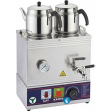 Mutline 2 Demlikli Elektrikli Pleytsiz Çay Kazanı, Çay Ocağı 25 Lt