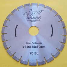 Shark Sessiz Granit ve Bazalt Kesme Testeresi - Premium Elmaslı Daire Testere (350 - 450 Mm)