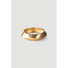 Gusto Eğimli Halka Bilezik - Gold
