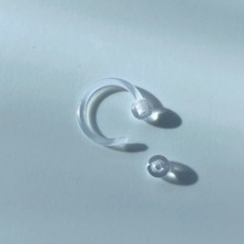 Mare Accessories Şeffaf Silikon At Nalı Piercing