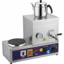 Mutline Tek Demlikli Elektrikli Çay Kazanı, Çay Ocağı 12 Lt