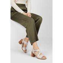 İskarpin Femi 489 Kadın Deri Topuklu Sandalet