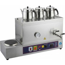 Mutline 3 Demlikli Elektrikli Çay Kazanı, Çay Ocağı 42 Lt