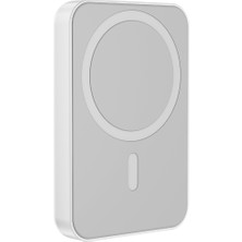 Avcı Teknoloji Market 5000 Mah Magsafe Manyetik Wireless Powerbank 15W Kablosuz Hızlı Şarj Taşınabilir Şarj