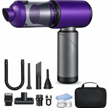 Auhma Elite Power Ahv-27 Mor Şarjlı Araç Süpürgesi -20.000 Pa Emiş Gücü 7800 Mah