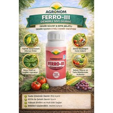 Agronom Ferro-Iıı Demirli Sıvı Gübre – Demir Sülfat ve Edta Şelatlı Demir Içeren Bitki Besini