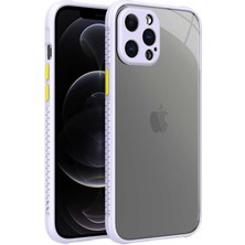 Zore iPhone 12 Pro Max Kılıf ​​usgn Kaff Kapak-Mor