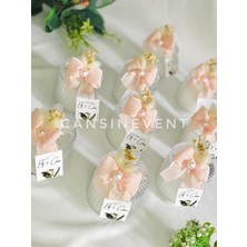 Şekerlik Kutulu Mum Söz Nişan Nikah Düğün Bebek Hediyelik 100 Adet