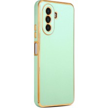 Zore Huawei Nova Y70 Kılıf Usgn Bark Kapak-Açık Yeşil