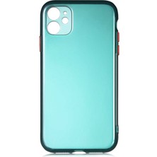 Zore iPhone 11 Uyumlu Usgn Bistro Kapak-Koyu Yeşil