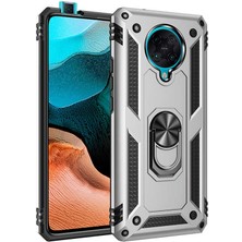 Zore Xiaomi Redmi K30 Pro Kılıf Usgn Vega Kapak-Gri