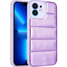 Zore iPhone 11 Uyumlu Kamera Korumalı Airbagli Renkli Usgn Seksek Kapak-Mor
