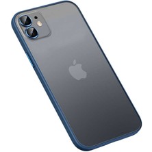 Zore iPhone 12 Uyumlu Usgn Retro Kapak-Lacivert